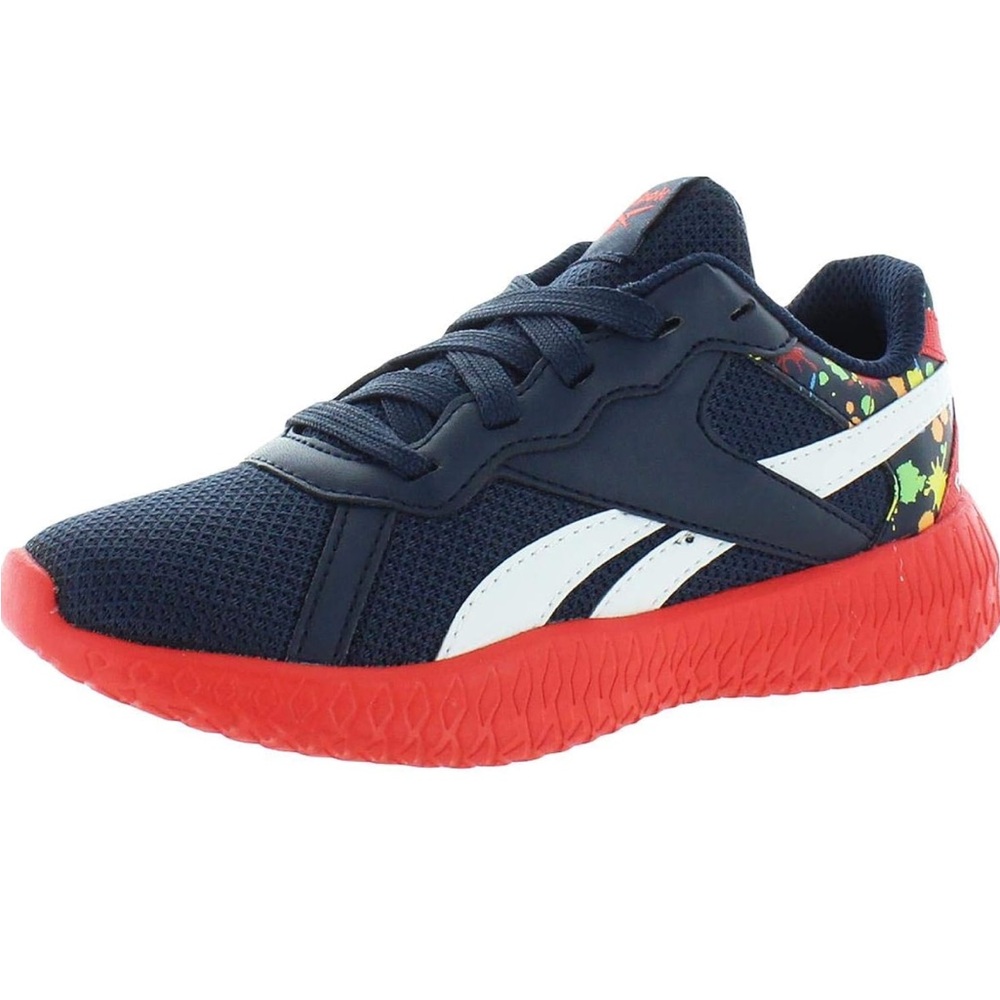 REEBOK kids Size 5 Navy Blue Sneakers